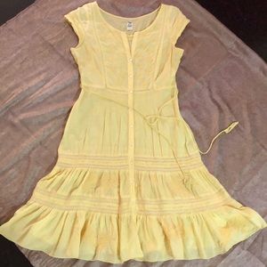 Free People Embroidered Cotton Dress